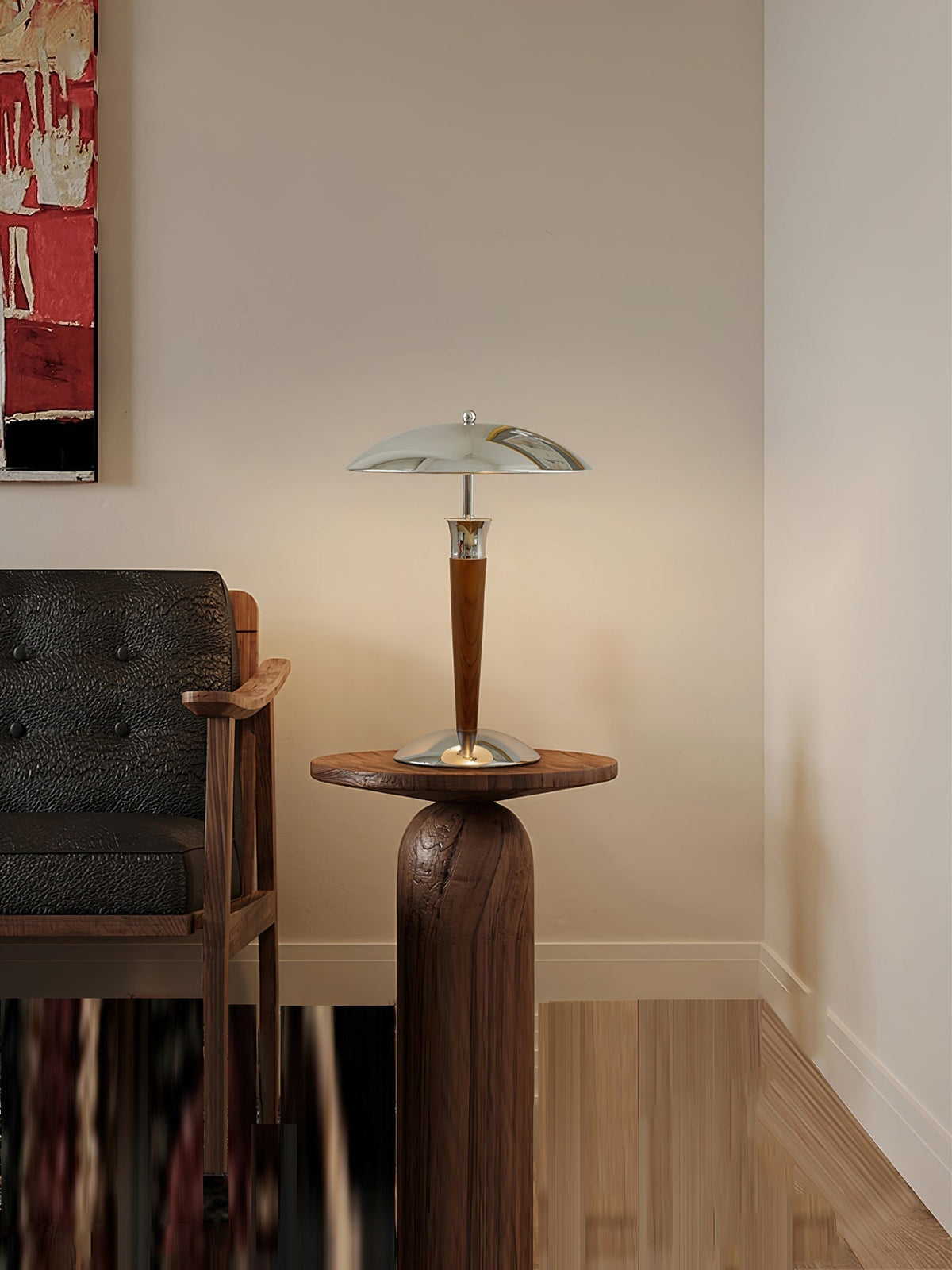 Viraivelle Retro chroom vloerlamp