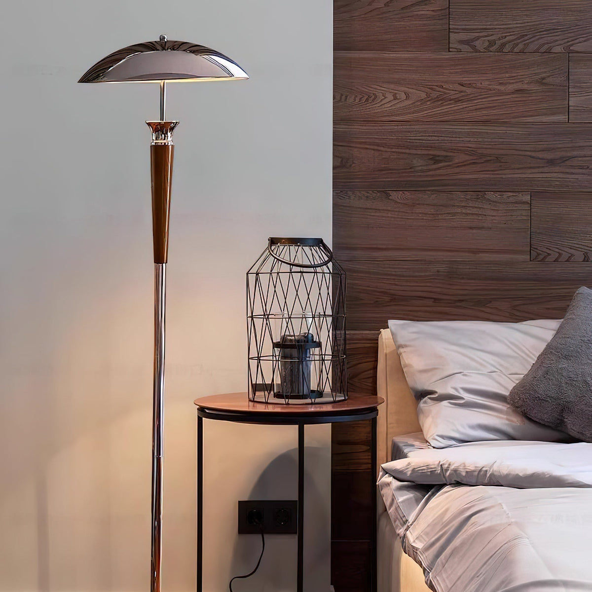 Viraivelle Retro chroom vloerlamp