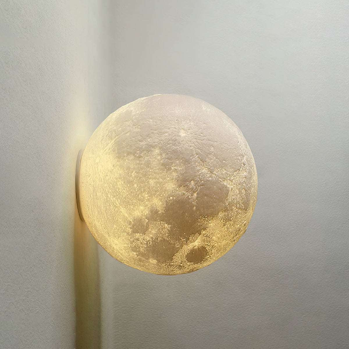 Brivel Noordse kunst Maan 3D wandlamp van kunststof
