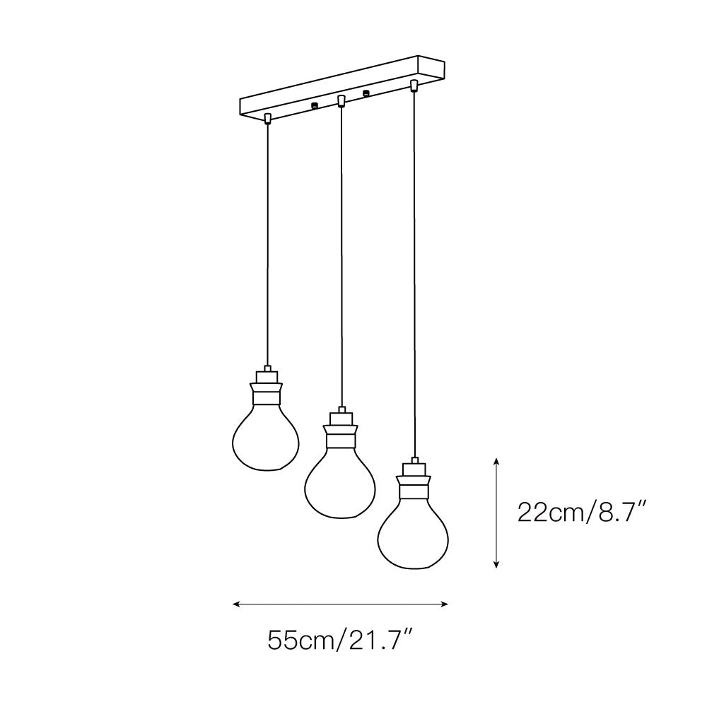 Teriivaine hanglamp