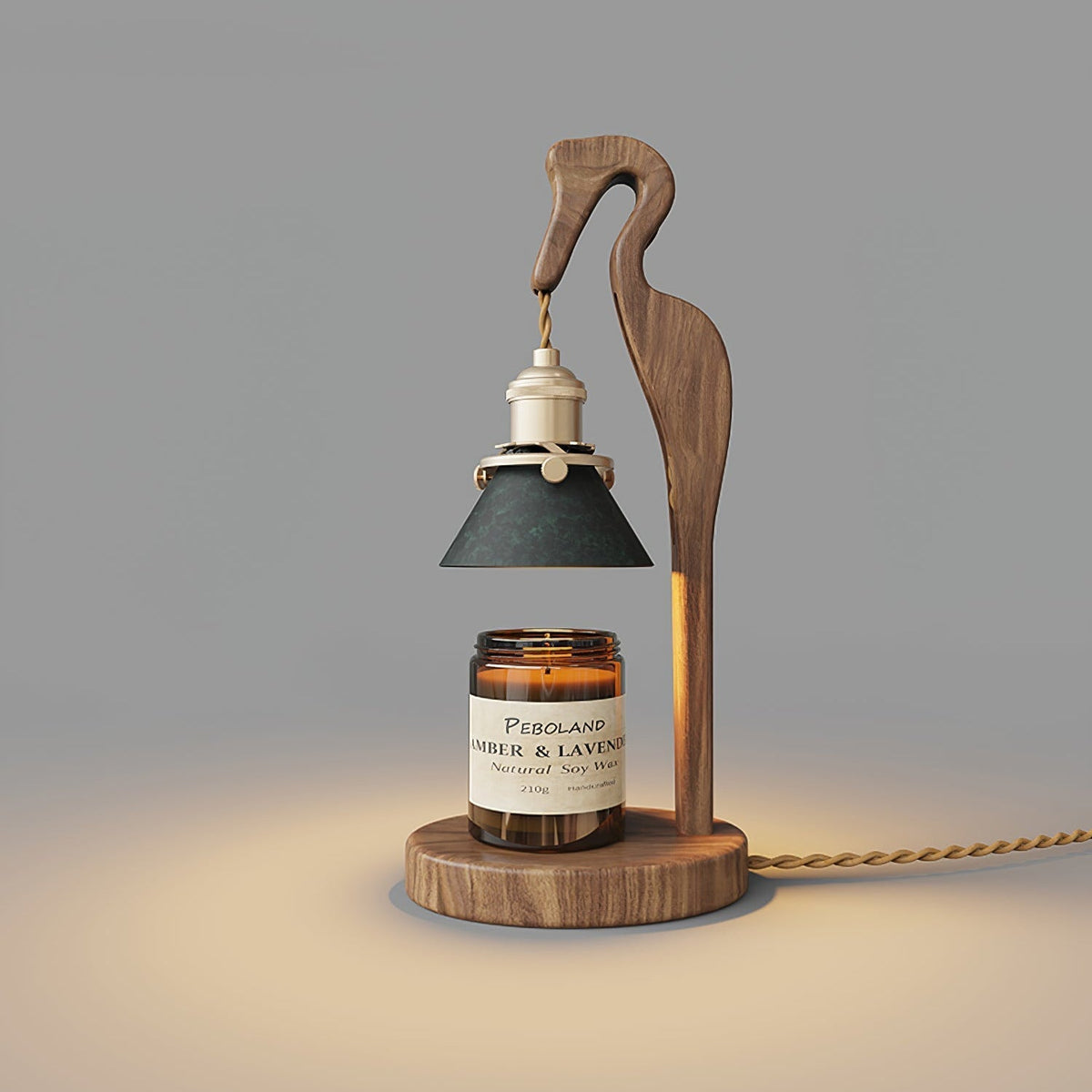 Cyn Hout Kunstzinnige tafellamp
