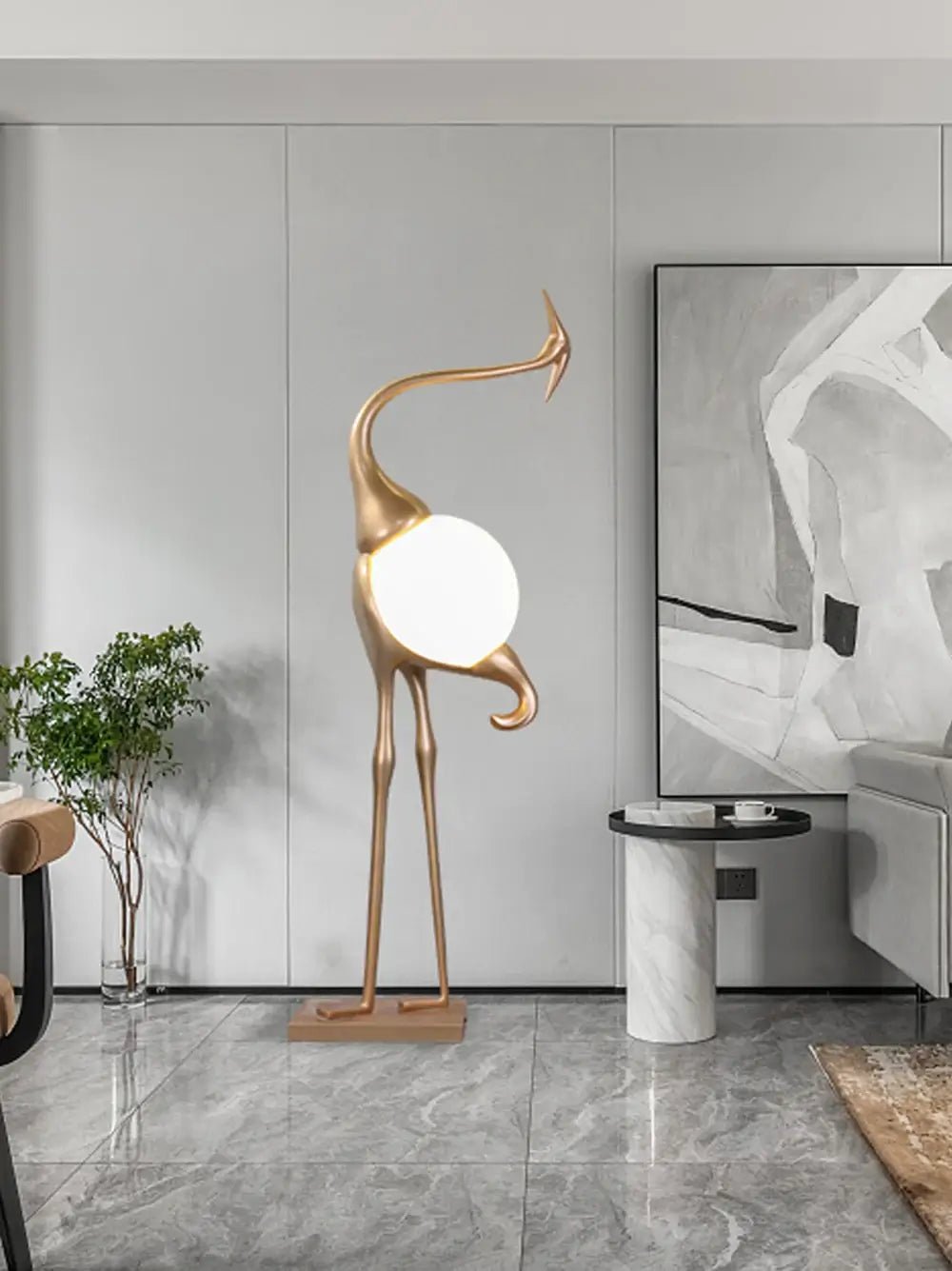 Uraearae wandlamp in vorm van een kraan
