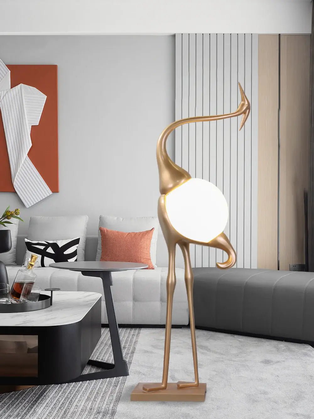 Uraearae wandlamp in vorm van een kraan
