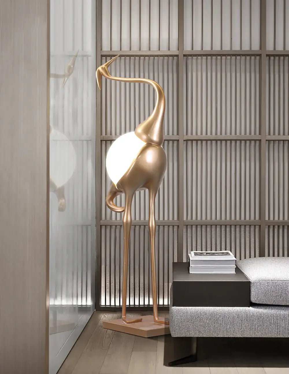 Uraearae wandlamp in vorm van een kraan