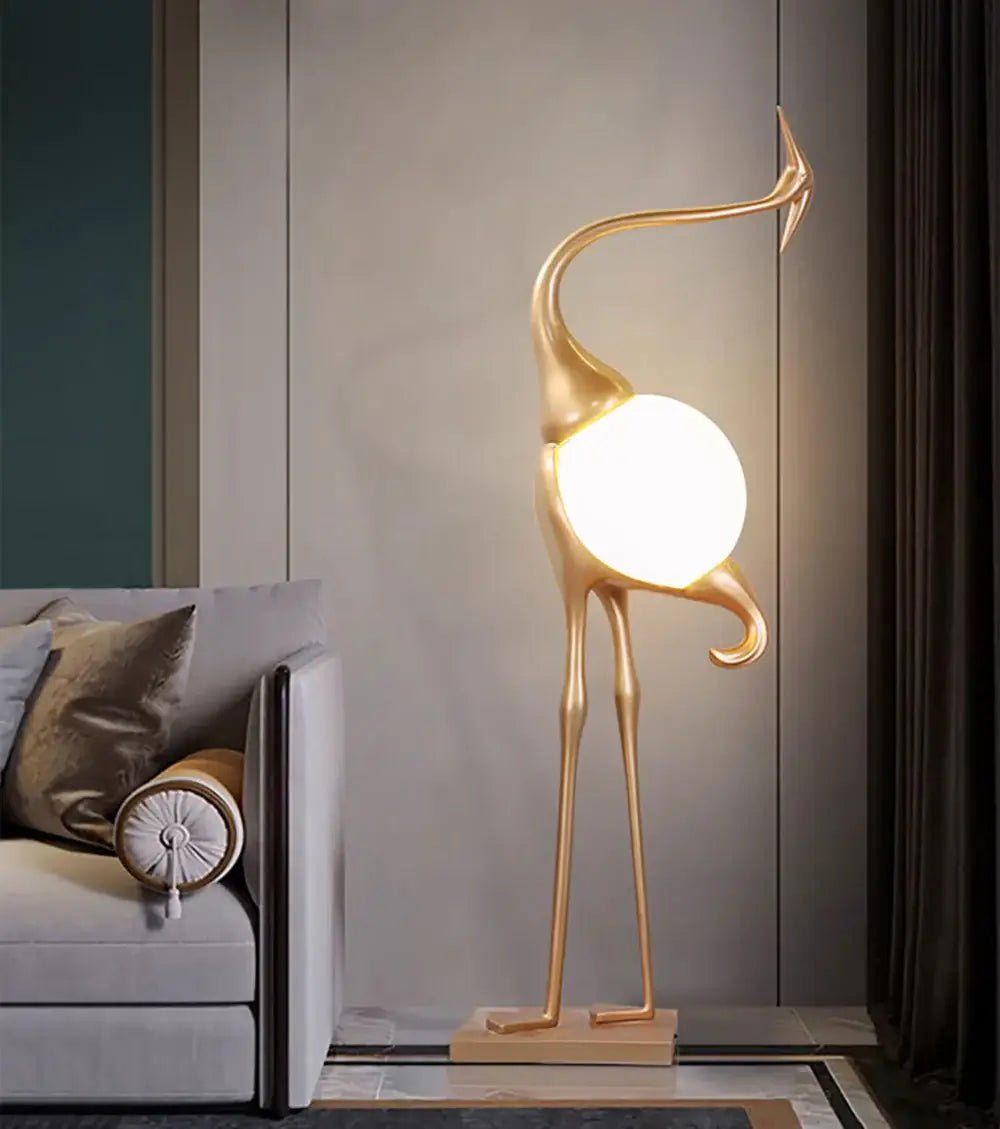 Uraearae wandlamp in vorm van een kraan