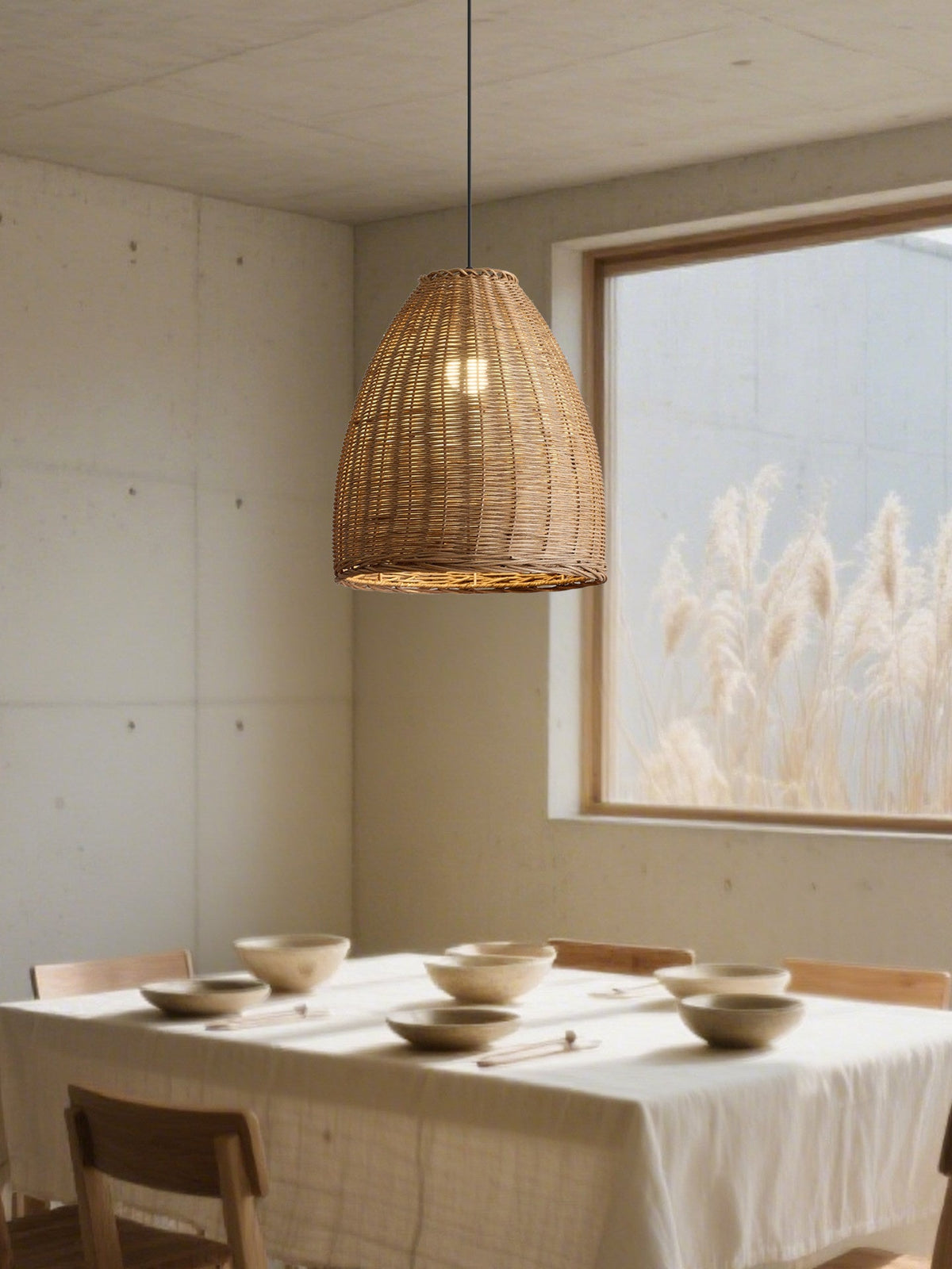 Jarrowcombe Geweven rotan hanglamp
