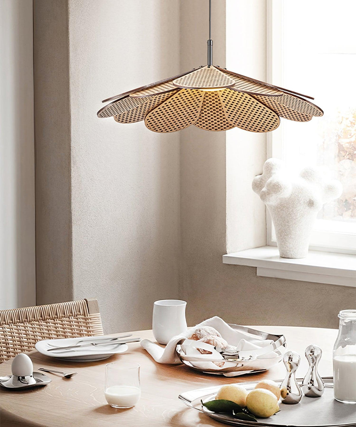 Zevarus Noordse kunst Wabi-Sabi hout hanglamp