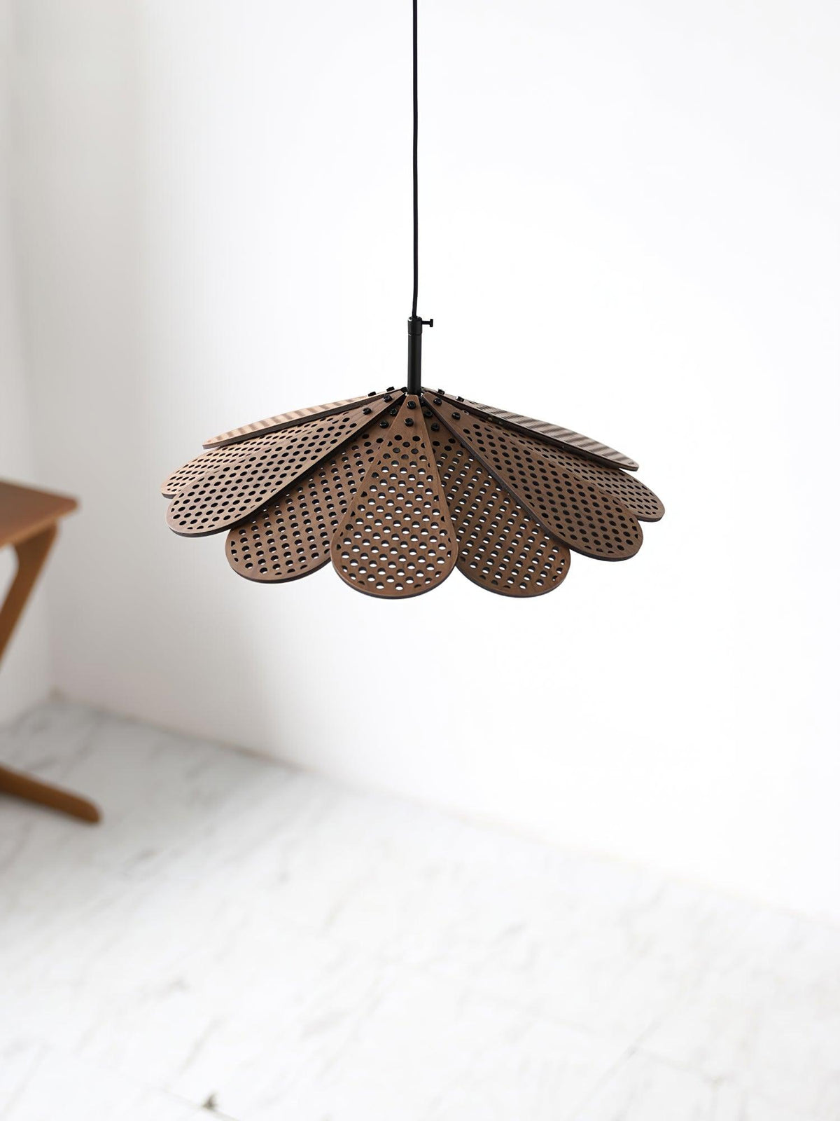 Zevarus Noordse kunst Wabi-Sabi hout hanglamp