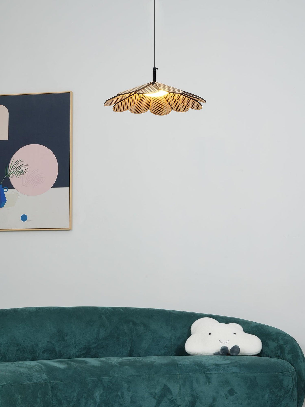 Zevarus Noordse kunst Wabi-Sabi hout hanglamp