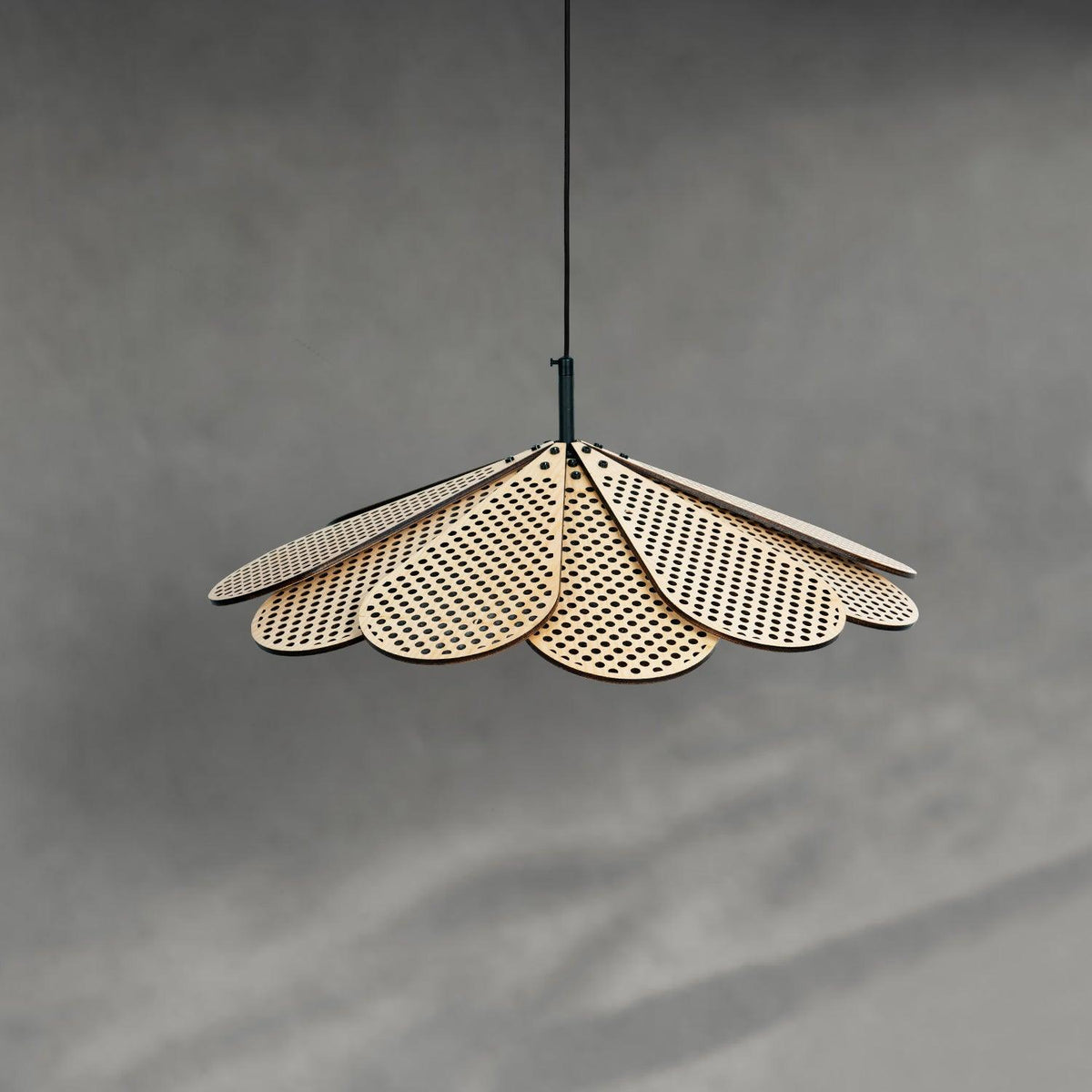 Zevarus Noordse kunst Wabi-Sabi hout hanglamp