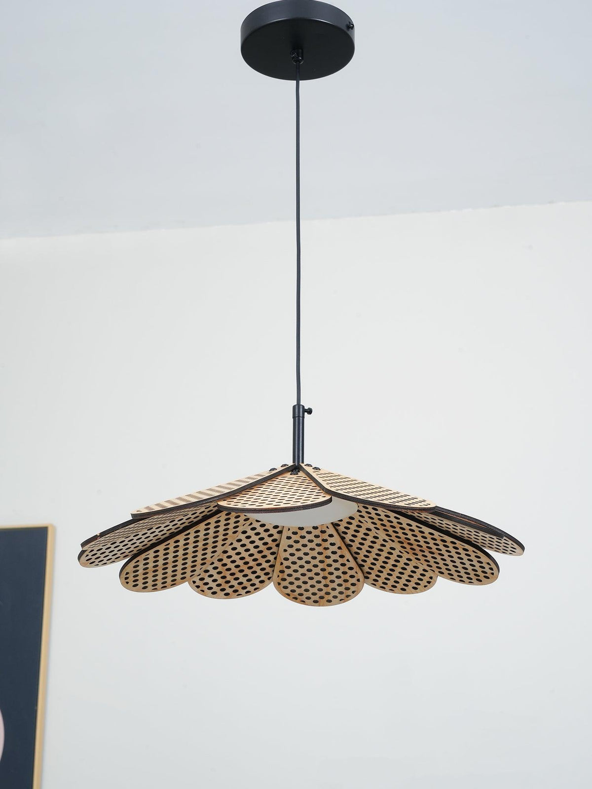 Zevarus Noordse kunst Wabi-Sabi hout hanglamp
