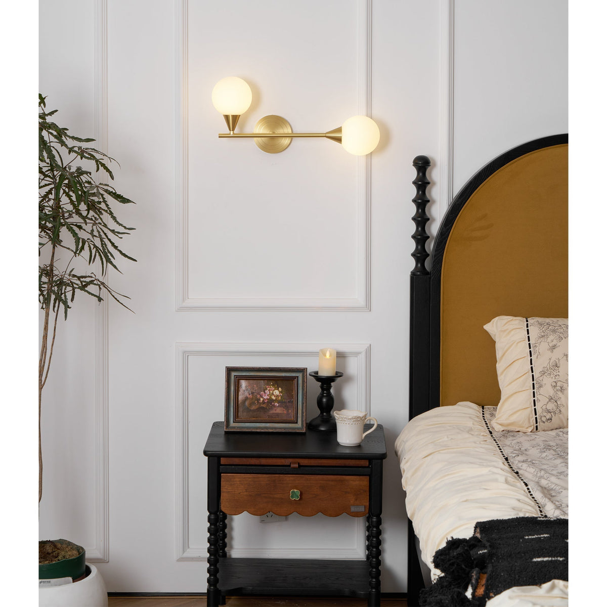 Orbilist wandlamp