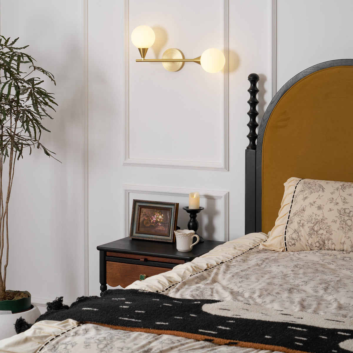 Orbilist wandlamp