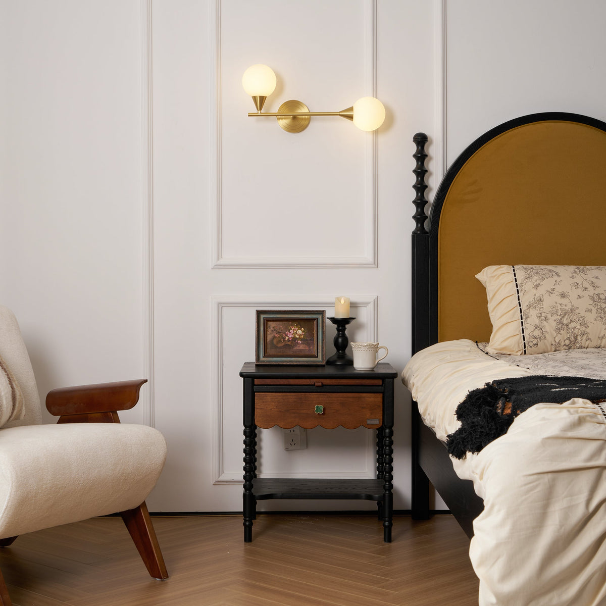 Orbilist wandlamp