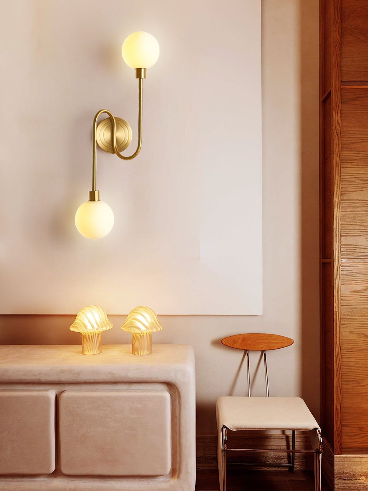Orbilist wandlamp
