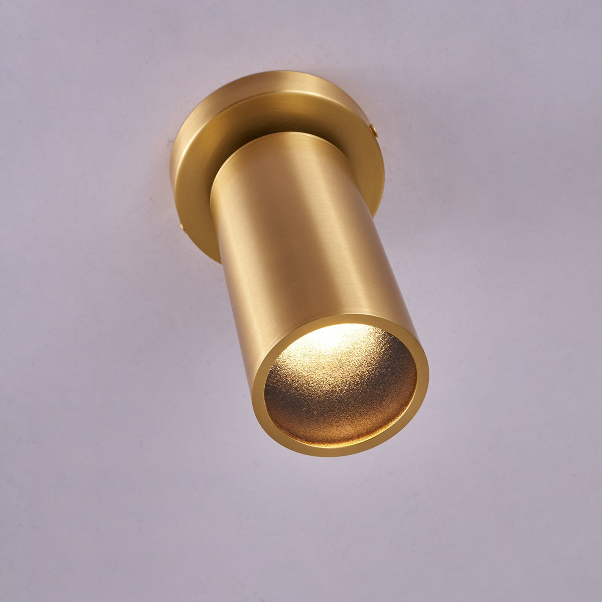 Syloran moderne minimalistische plafondlamp van messing