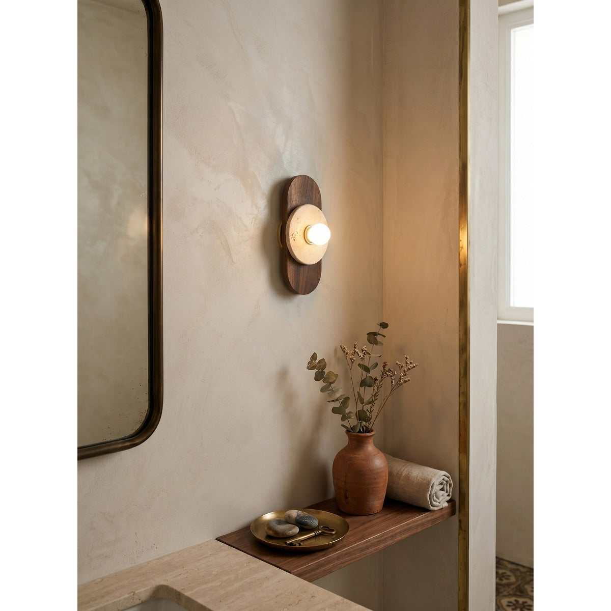 Mirorielle wandlamp