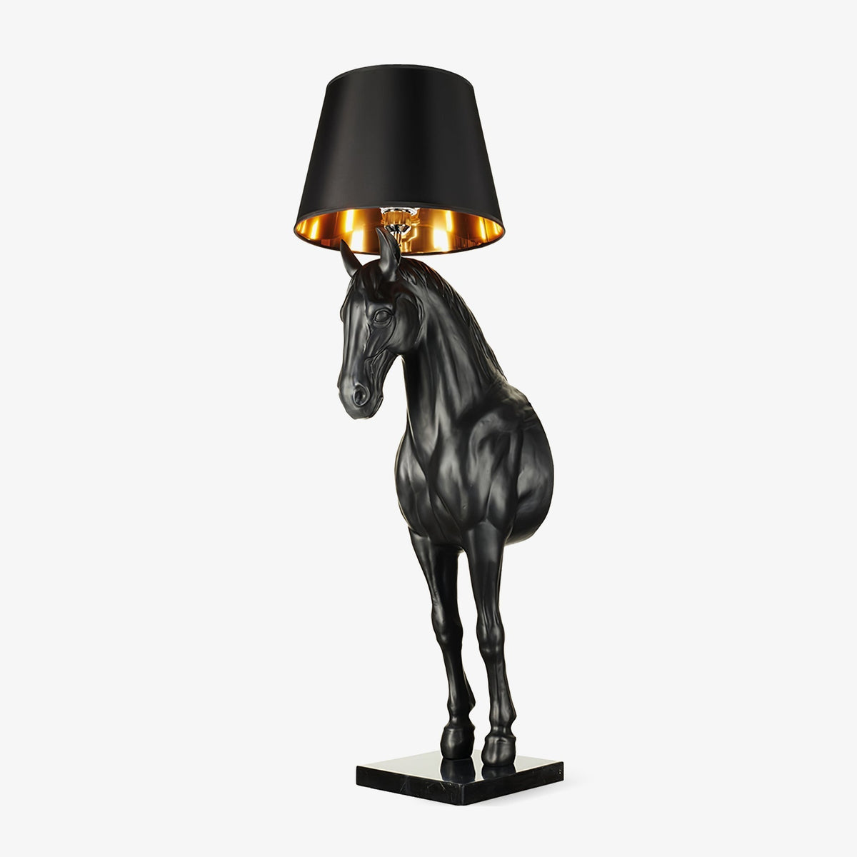 Derion vloerlamp van stof en hars