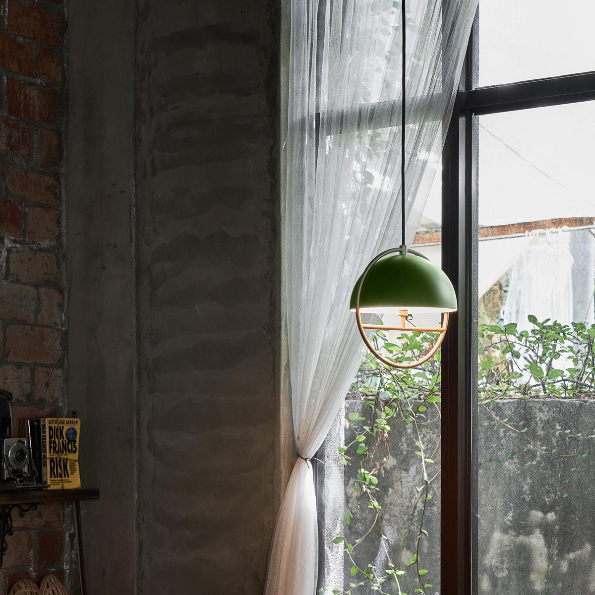 Zephira hanglamp van stalen klassieker