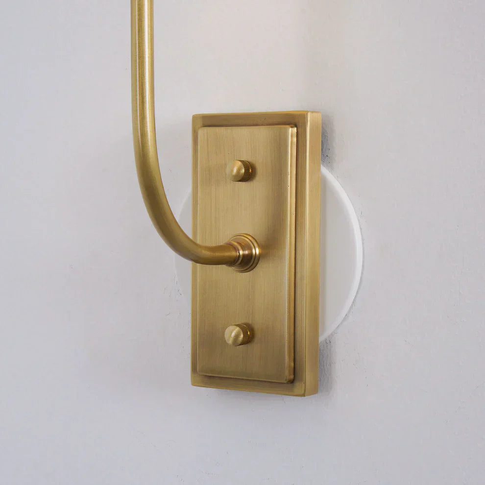 Alessio Vintage Klassiek Metaal Stof Wandlamp Lampenkap Slaapkamer Badkamer Hal