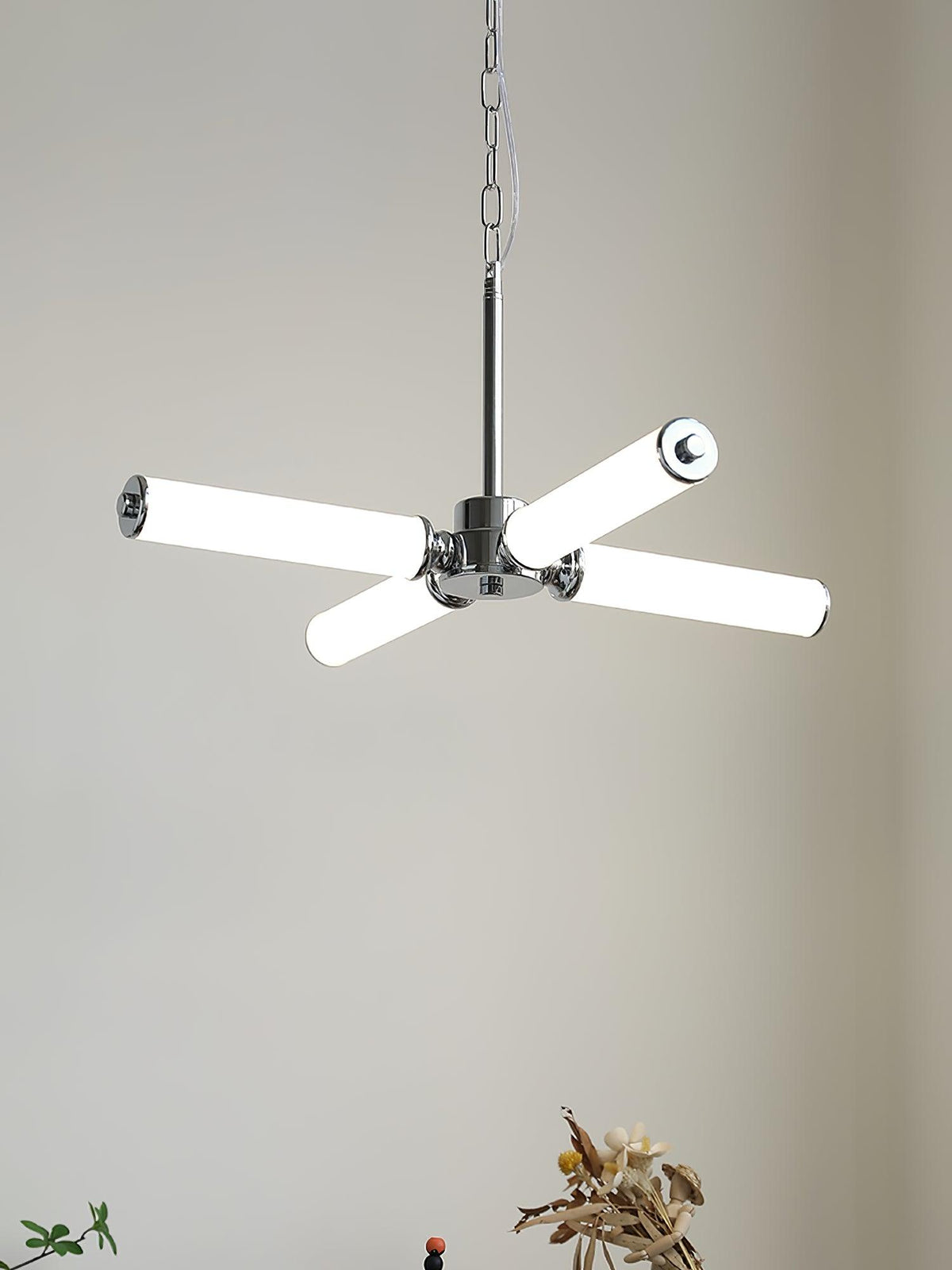 Zoliria Moderne minimalistische kroonluchter met geïntegreerde LED en glas