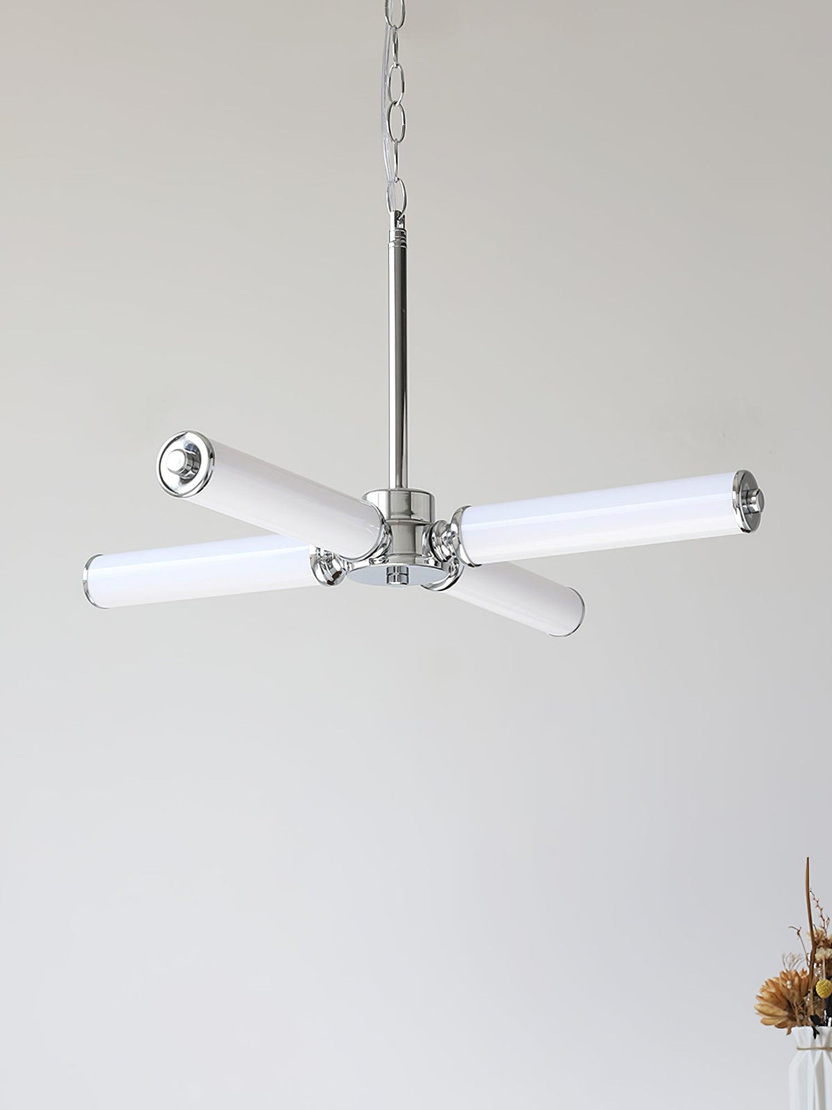 Zoliria Moderne minimalistische kroonluchter met geïntegreerde LED en glas