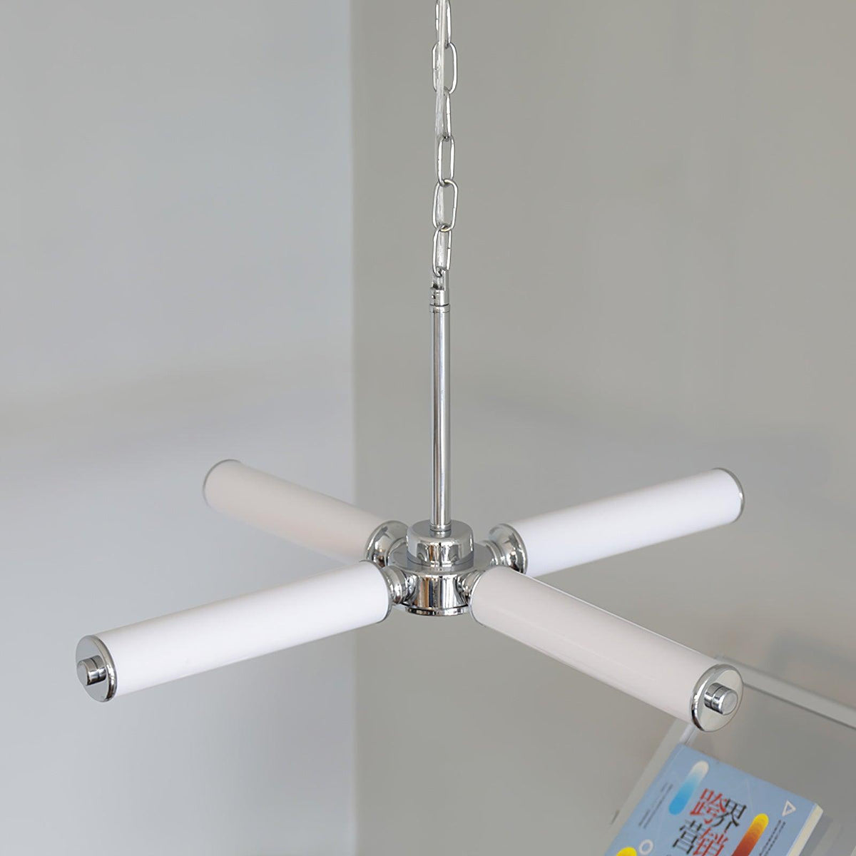Zoliria Moderne minimalistische kroonluchter met geïntegreerde LED en glas