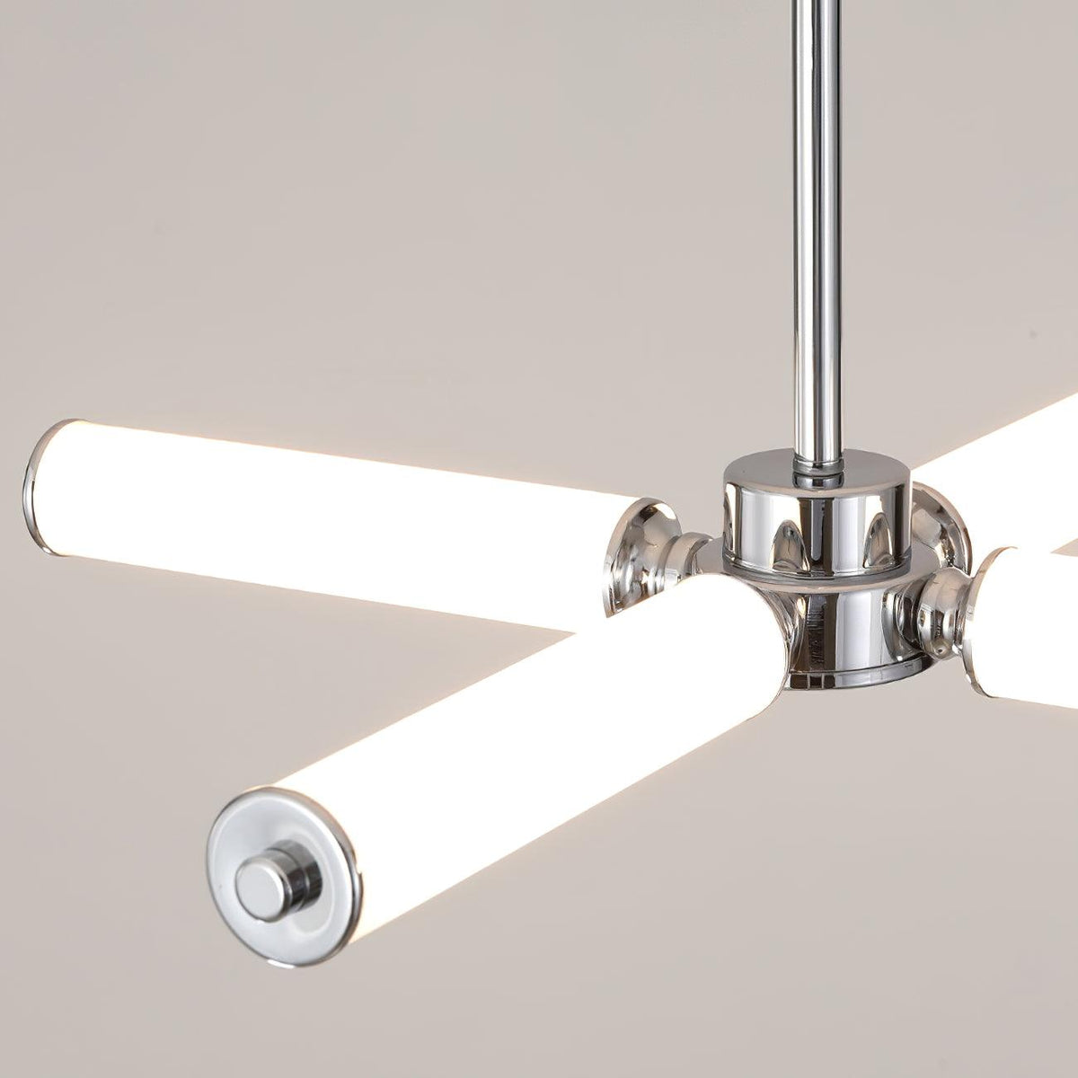 Zoliria Moderne minimalistische kroonluchter met geïntegreerde LED en glas