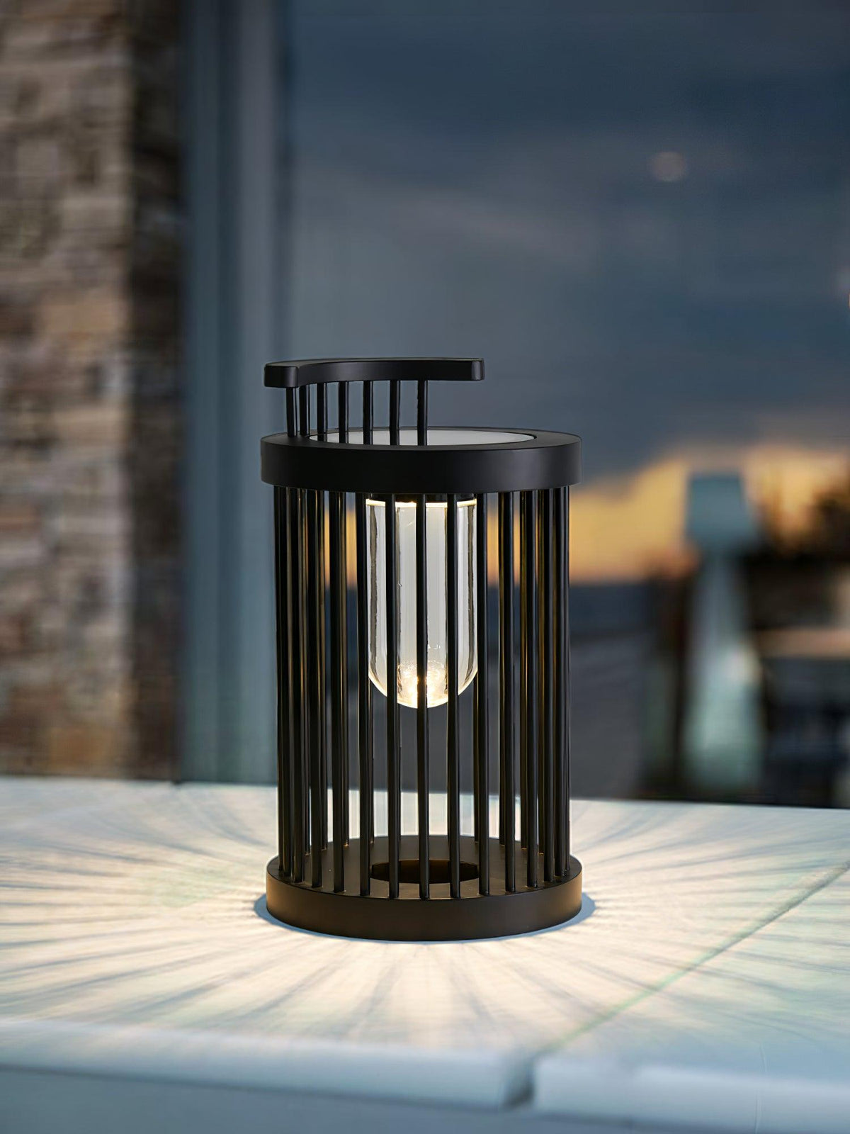 Cage moderne buitenhanglamp van acryl