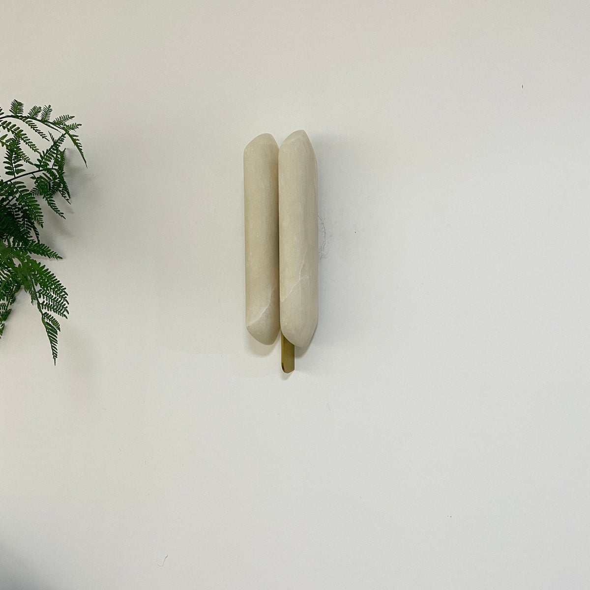 Husk albasten wandlamp