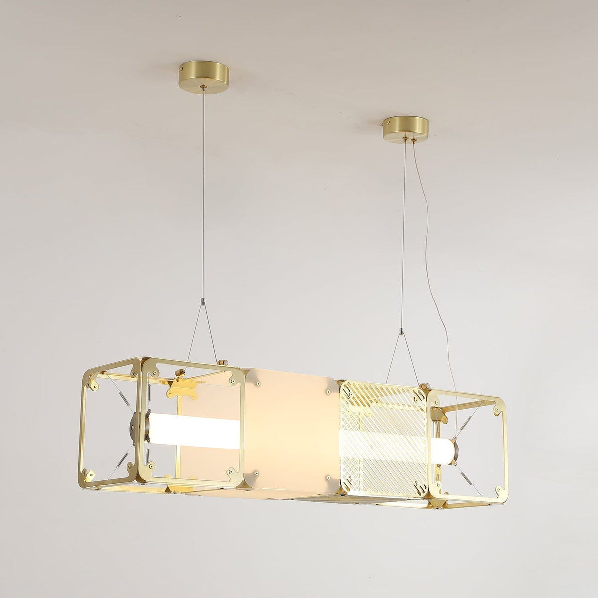 Atheor Premium Noordse kunst messing hanglamp