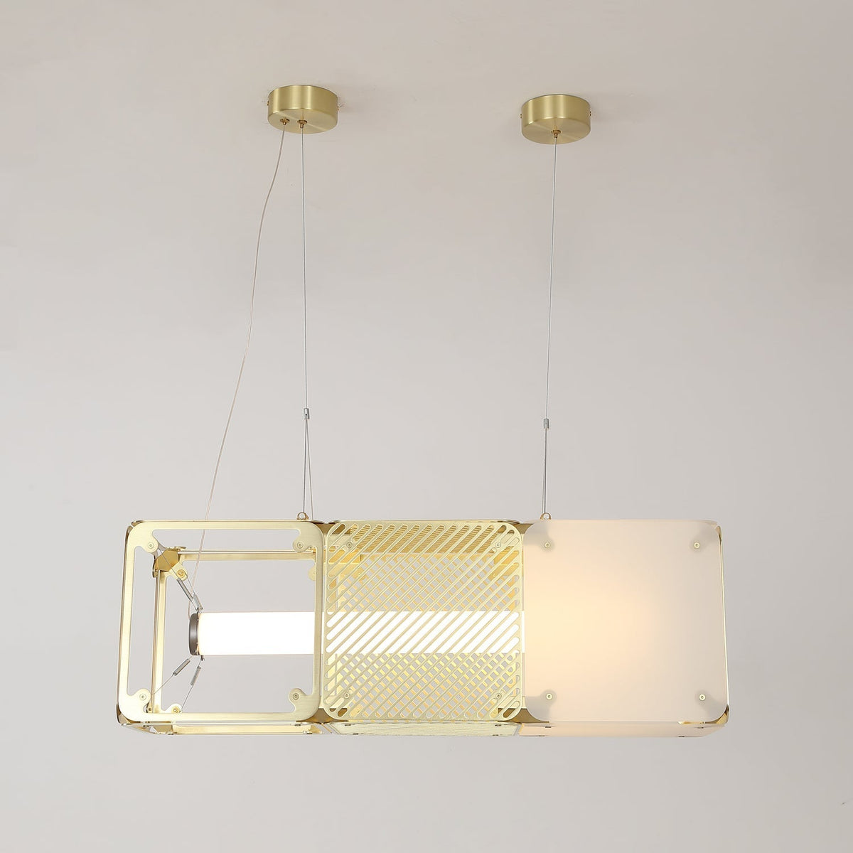 Atheor Premium Noordse kunst messing hanglamp
