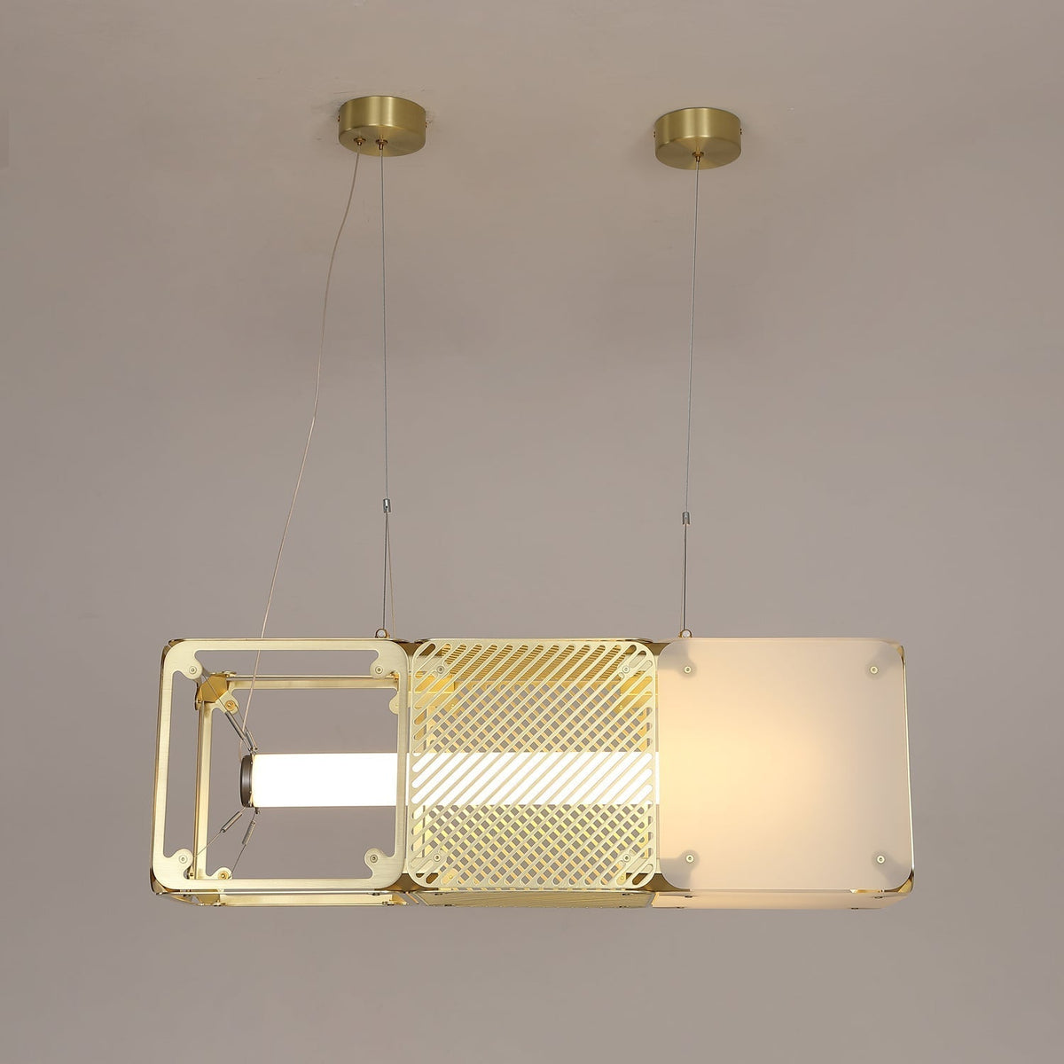 Atheor Premium Noordse kunst messing hanglamp