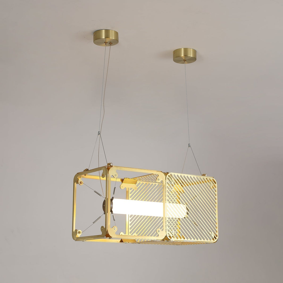 Atheor Premium Noordse kunst messing hanglamp