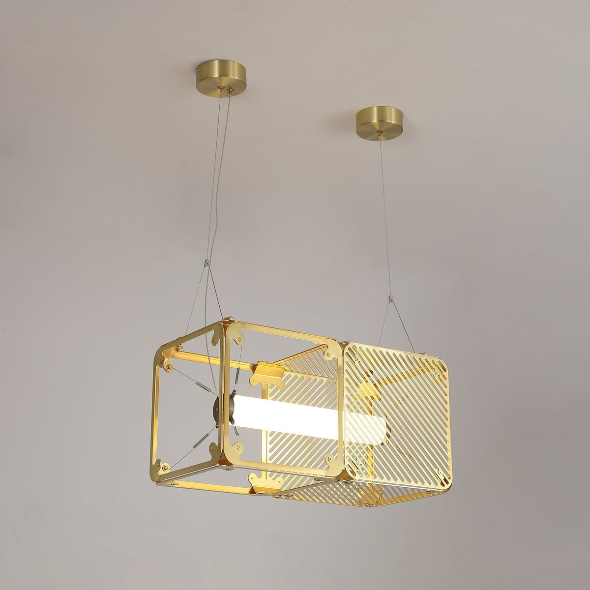 Atheor Premium Noordse kunst messing hanglamp