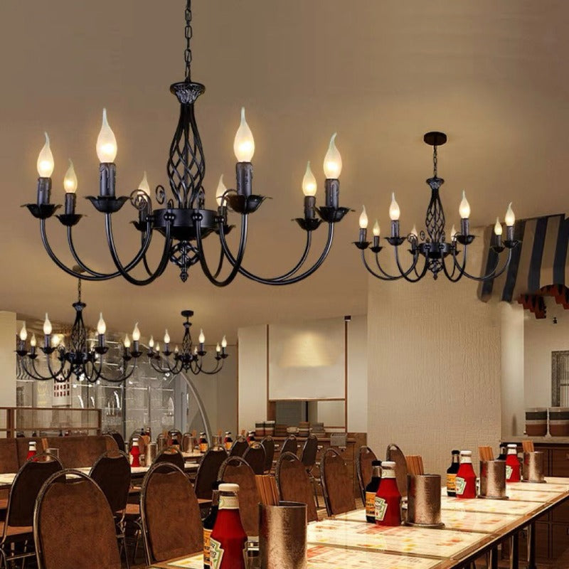 Silva Retro Design LED Hanglamp Metaal Glas Woonkamer Keuken