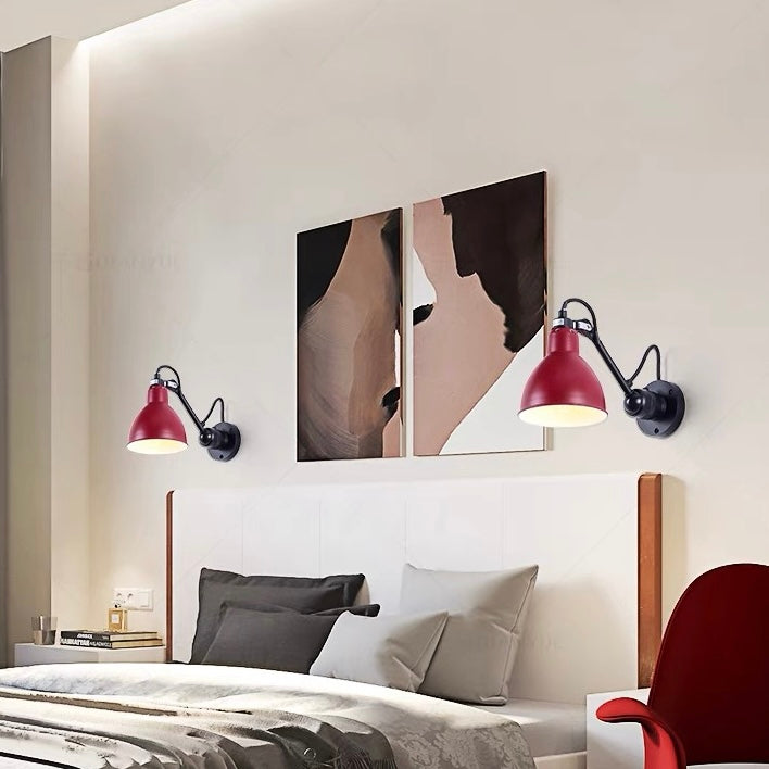 Brady Moderne Kleine LED Wandlamp Zwart/Wit/Geel Metaal Binnen