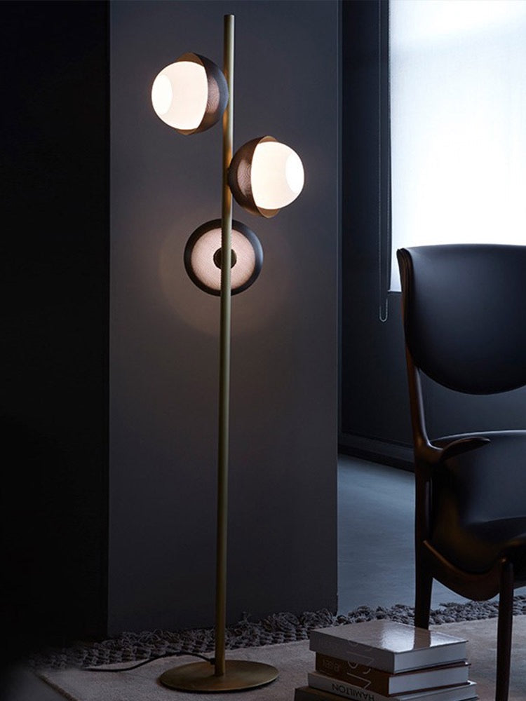 Salgado Moderne Design Halfronde Vloerlamp Metaal Zwart Goud Slaapkamer/Woonkamer
