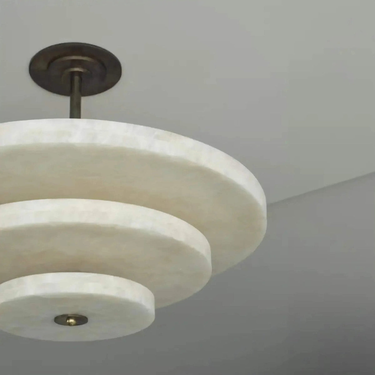 Nivoreria Minimalistische hanglamp van albast
