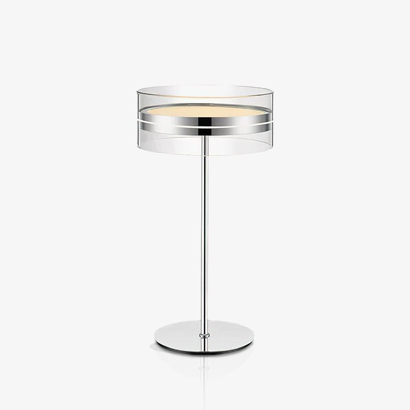 Lioreette tafellamp in chroom en glas
