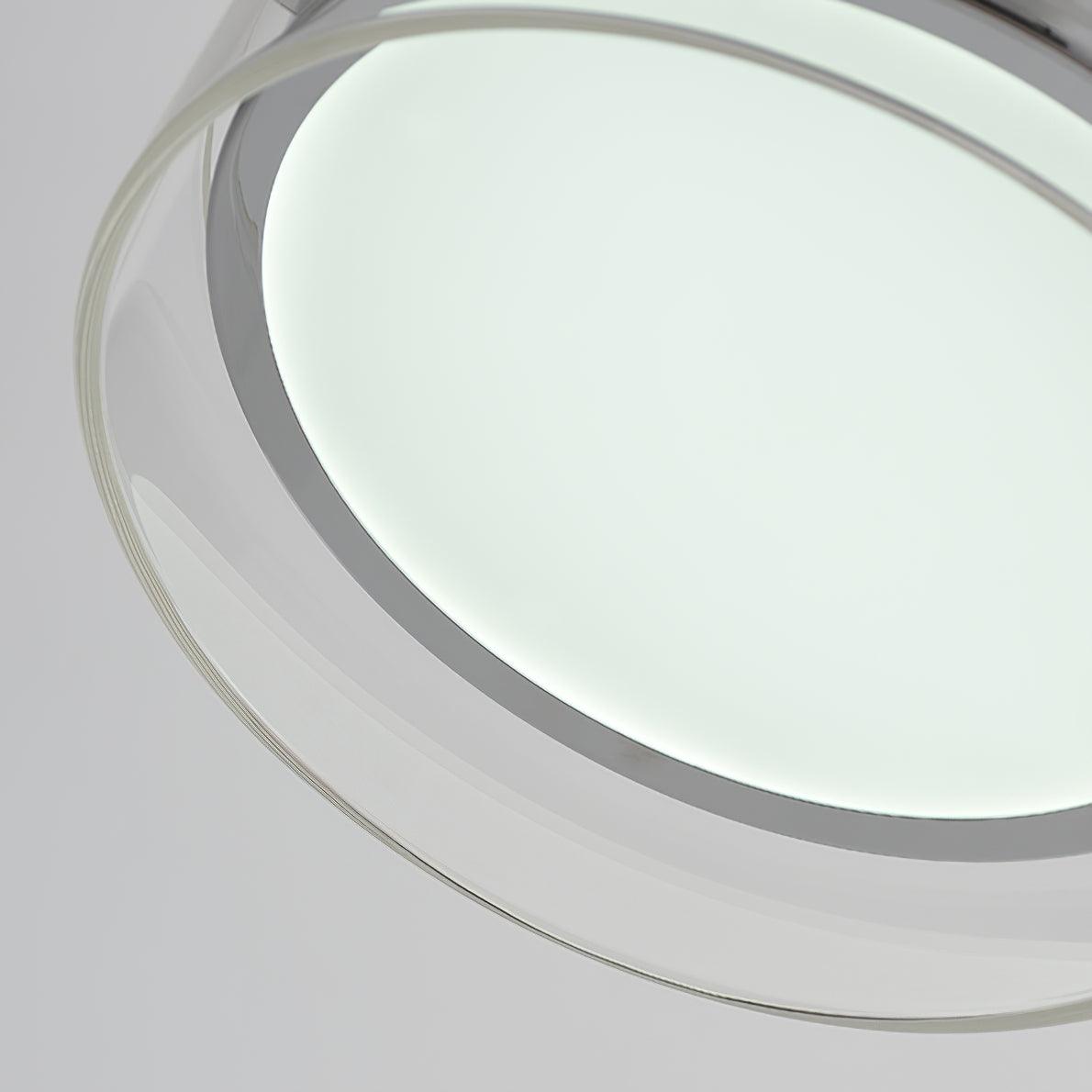 Lioreette tafellamp in chroom en glas