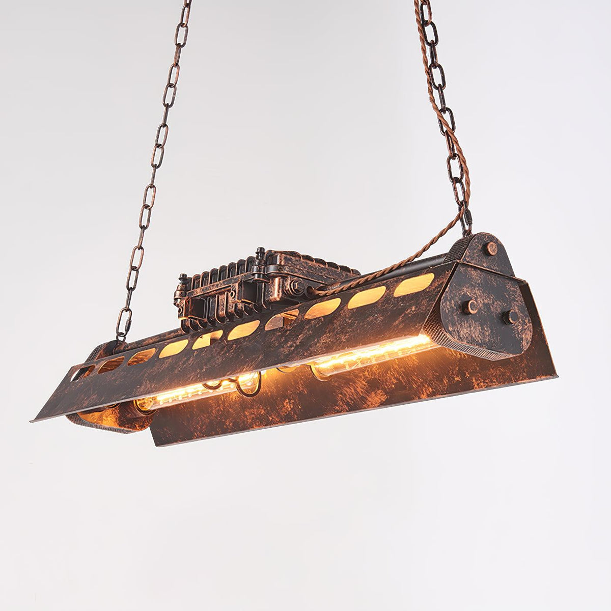 Mael Kroonluchter Industriële Rechthoekig Frame