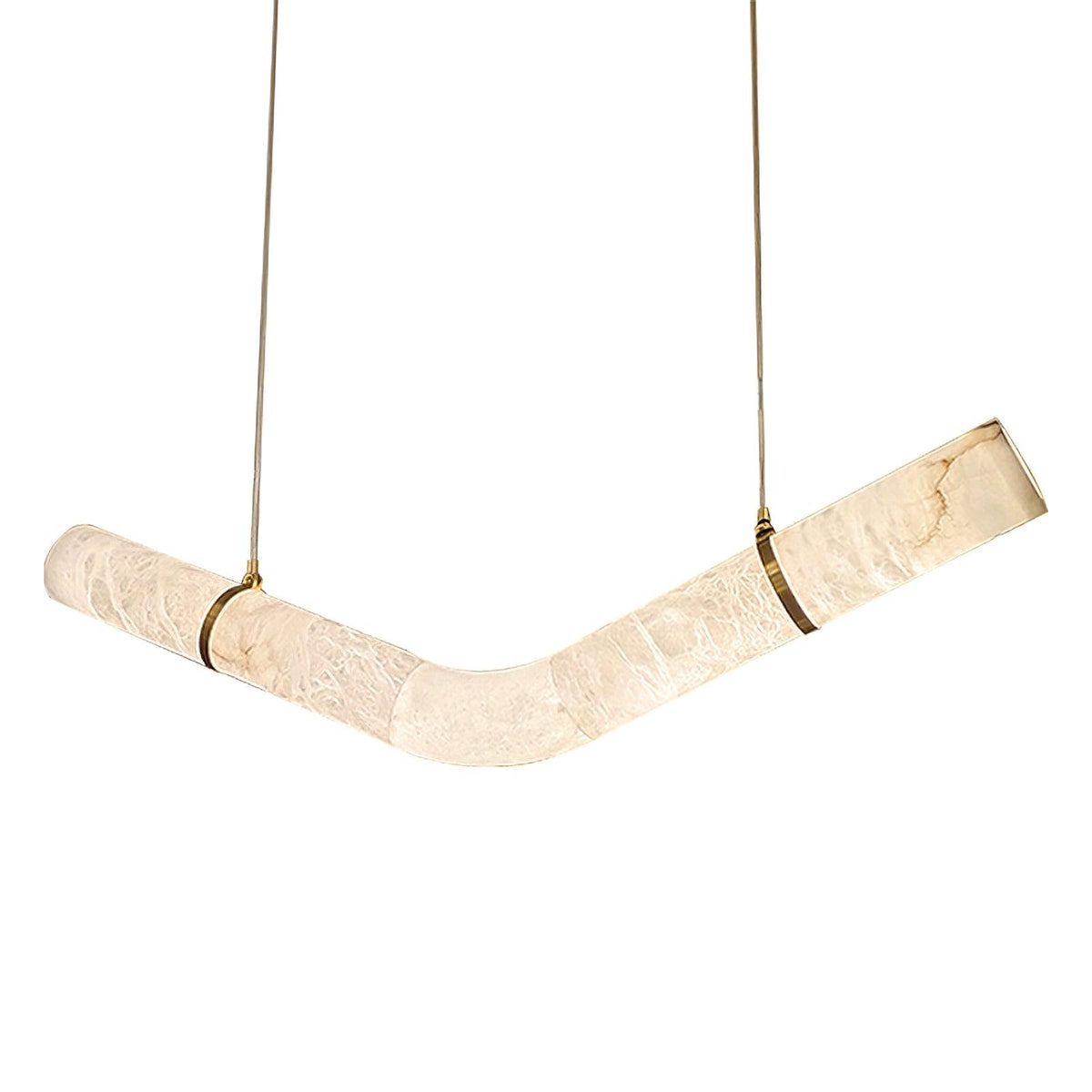 Mithos gebogen albasten hanglamp