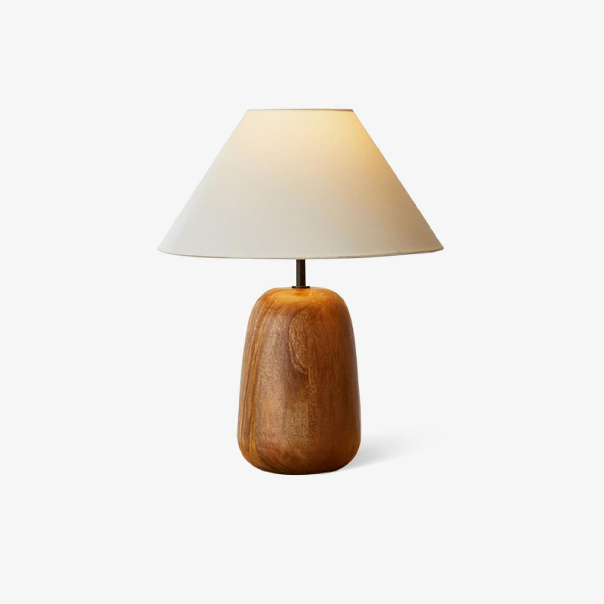 Syloraya moderne tafellamp van hout