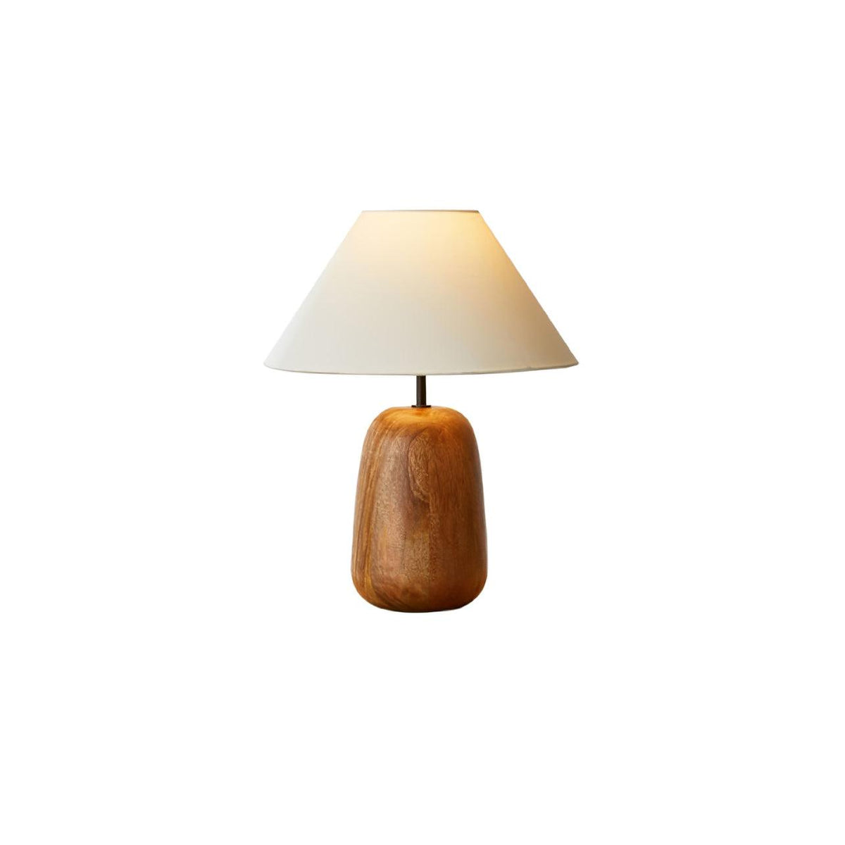 Syloraya moderne tafellamp van hout