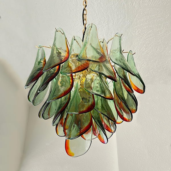 Celoraria Kroonluchter Murano-glas Bloemblaadjes Elegante