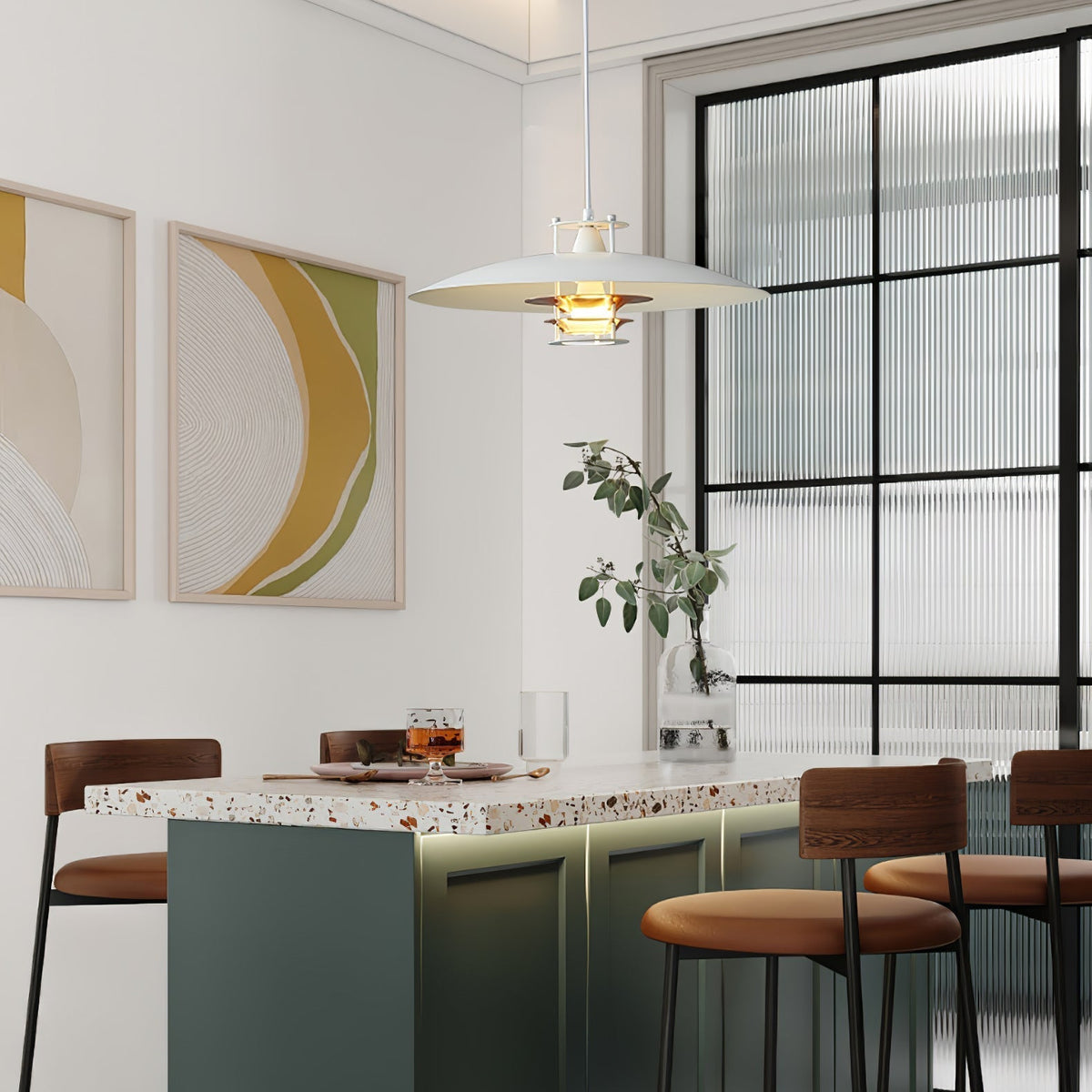 Feraaya moderne hanglamp van aluminium