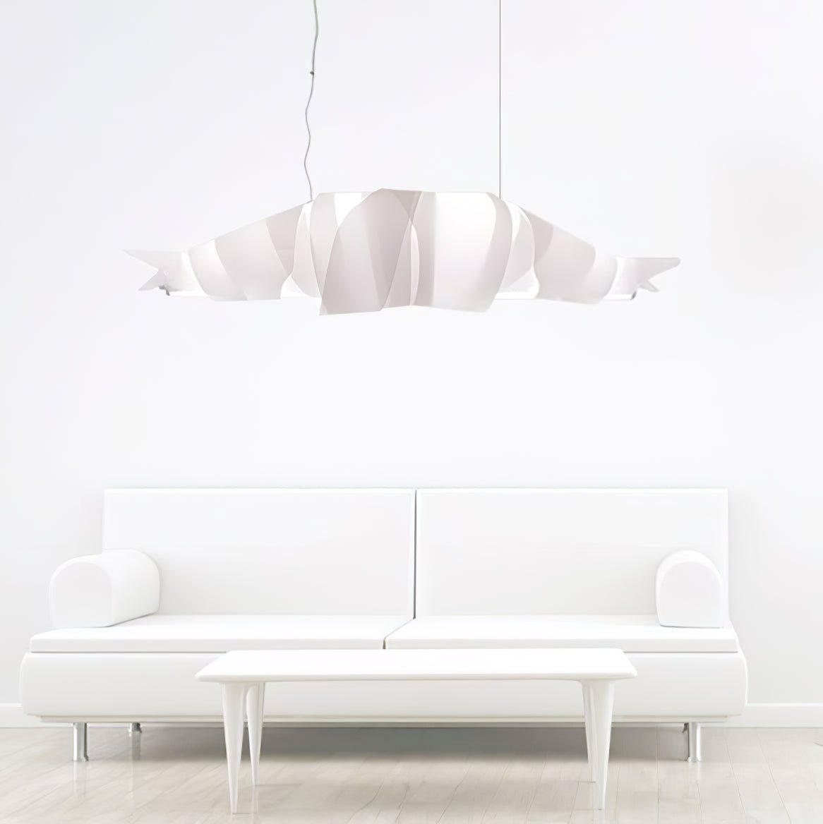 Ribbon Kroonluchter met speelse PVC