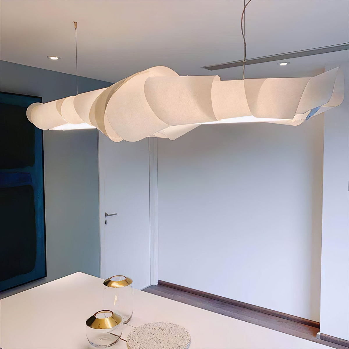 Ribbon Kroonluchter met speelse PVC