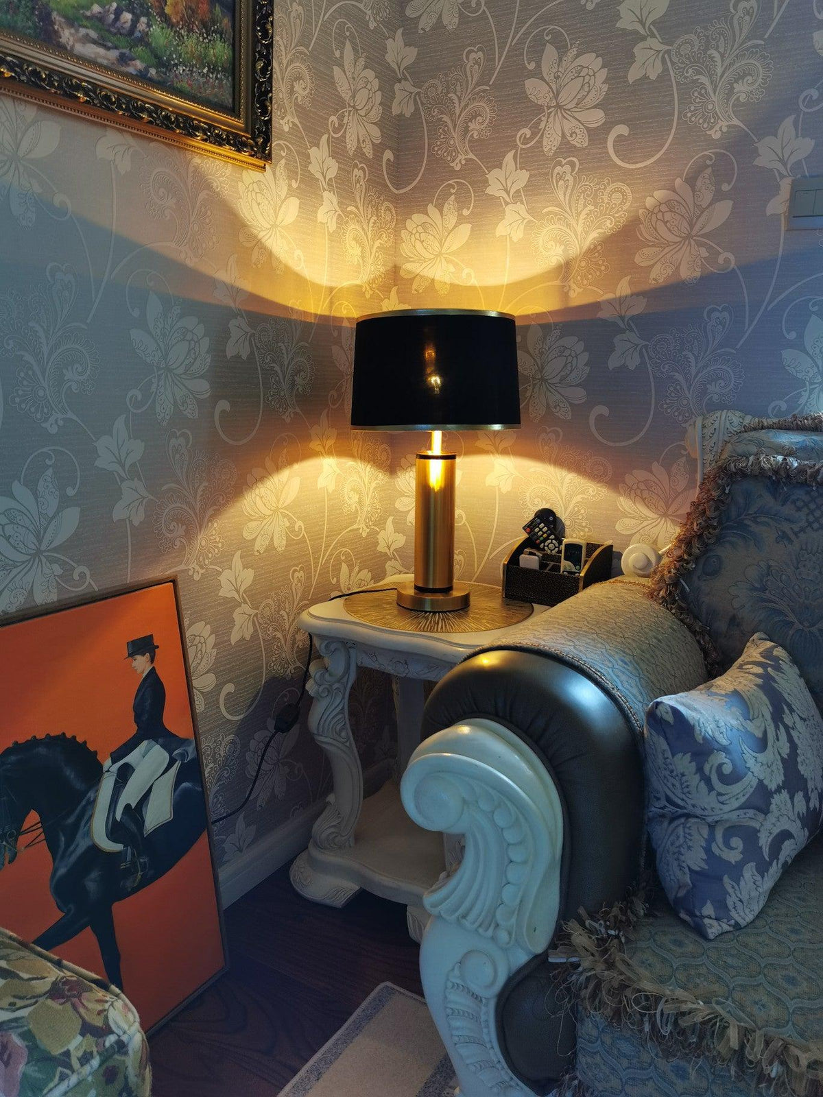 Cur moderne tafellamp in goudkleurige afwerking